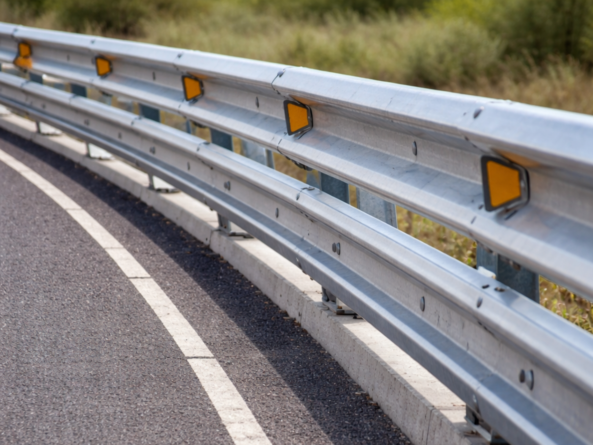W-Beam Crash Barrier